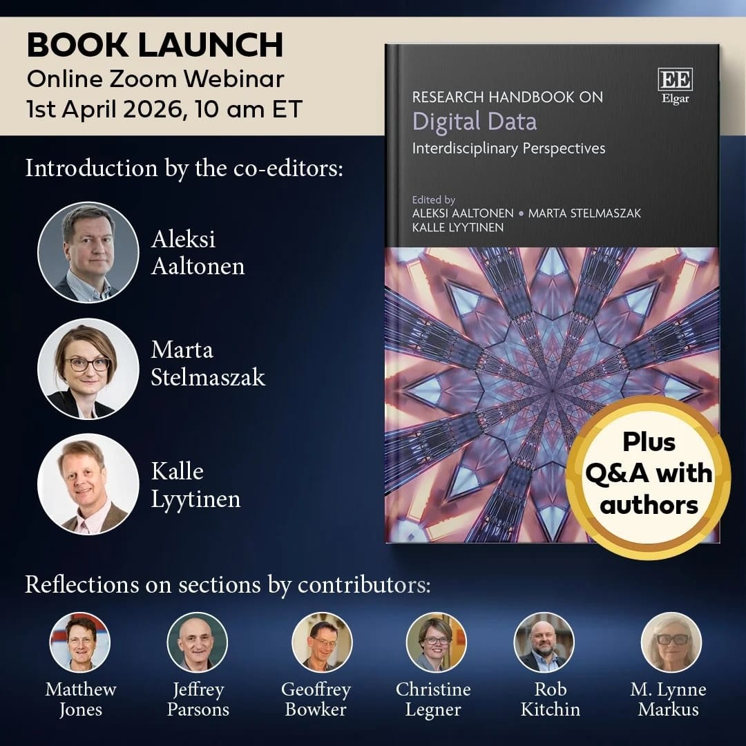 Research Handbook on Digital Data Online Launch Event