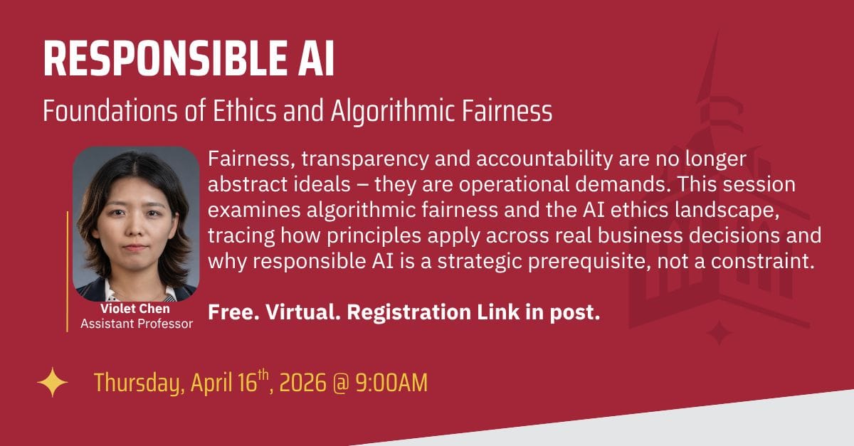 Responsible AI: Foundations of Ethics and Algorithmic Fairness